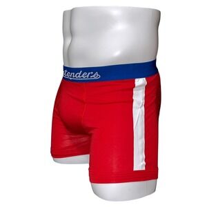 Contenders George Boxer Briefs Mens Small Red Blue White Boxing Inspired New